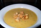 Pumpkin soup puree with milk Puree soup milk