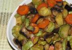 Zucchini and potato ragout