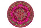 How does a mandala work to attract money and material well-being?