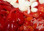Tomato and bell pepper ketchup for the winter